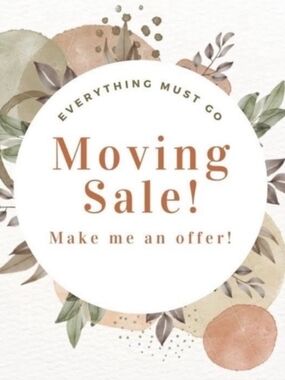 Moving Sale! Priced to sell fast!